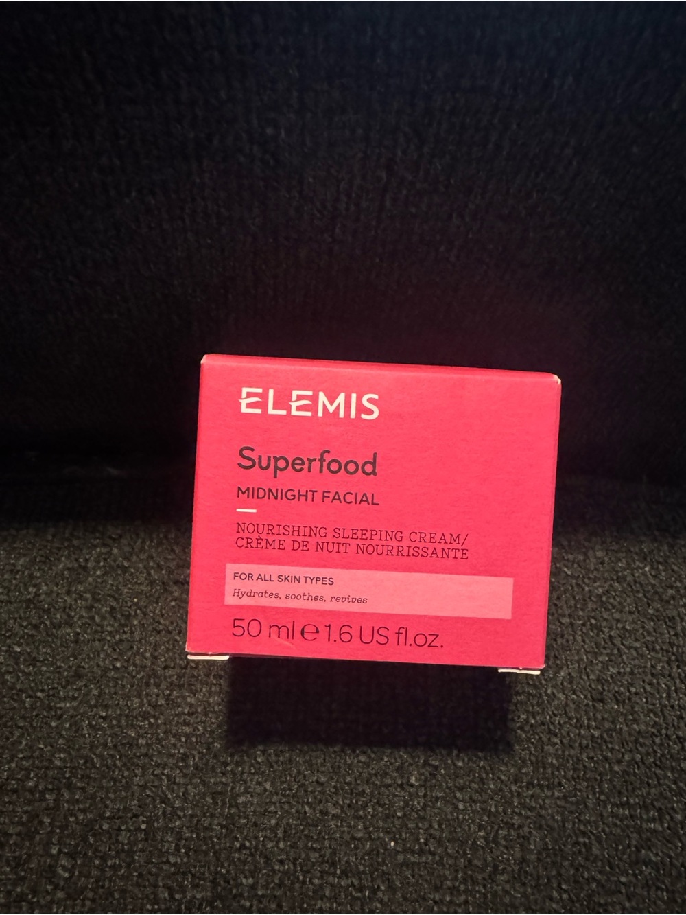 ELEMIS Superfood Midnight Facial Cream - Bright Pink